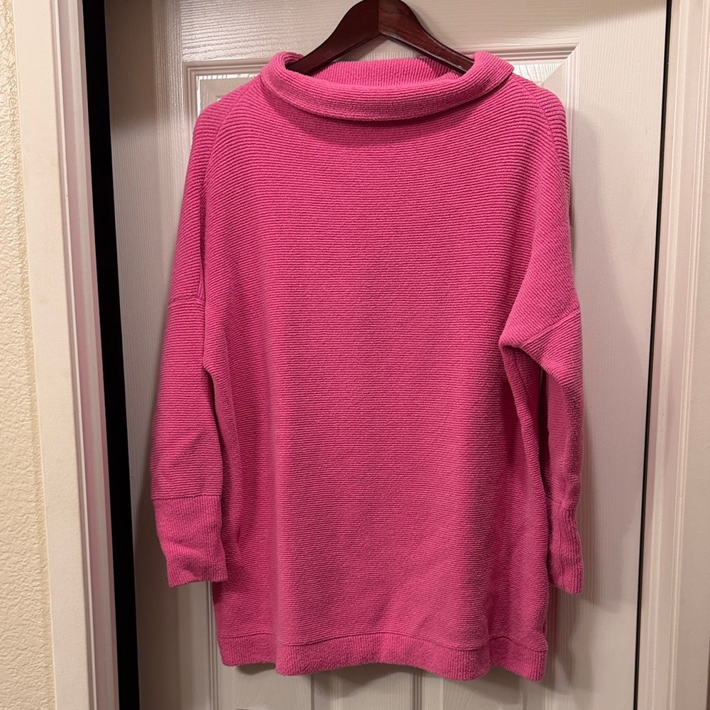 Free People Cozy Pink Women's Sweater